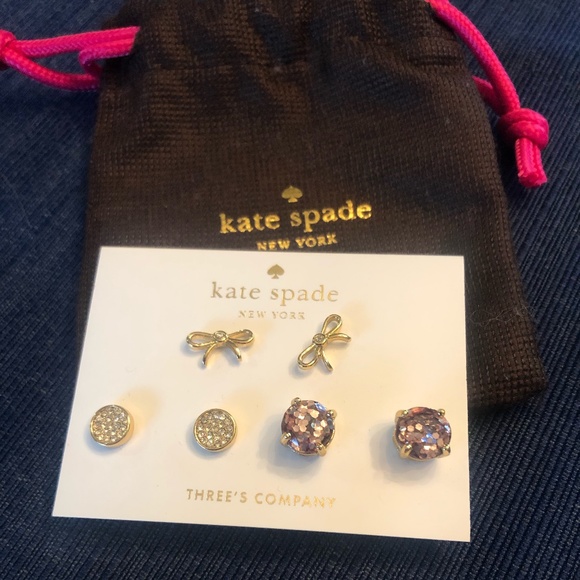 Kate Spade Three's Company Earrings - Picture 1 of 2